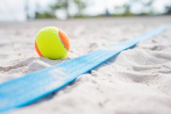 Areia de Beach Tenis